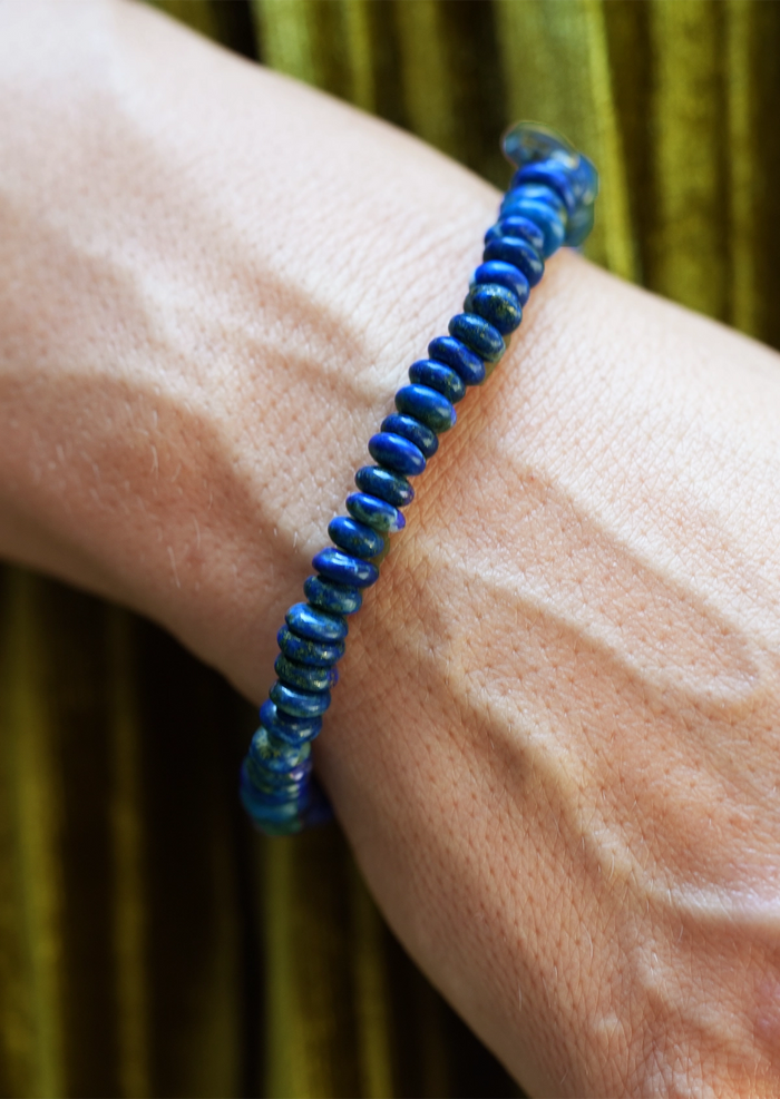 Lapis Heishi Bracelet