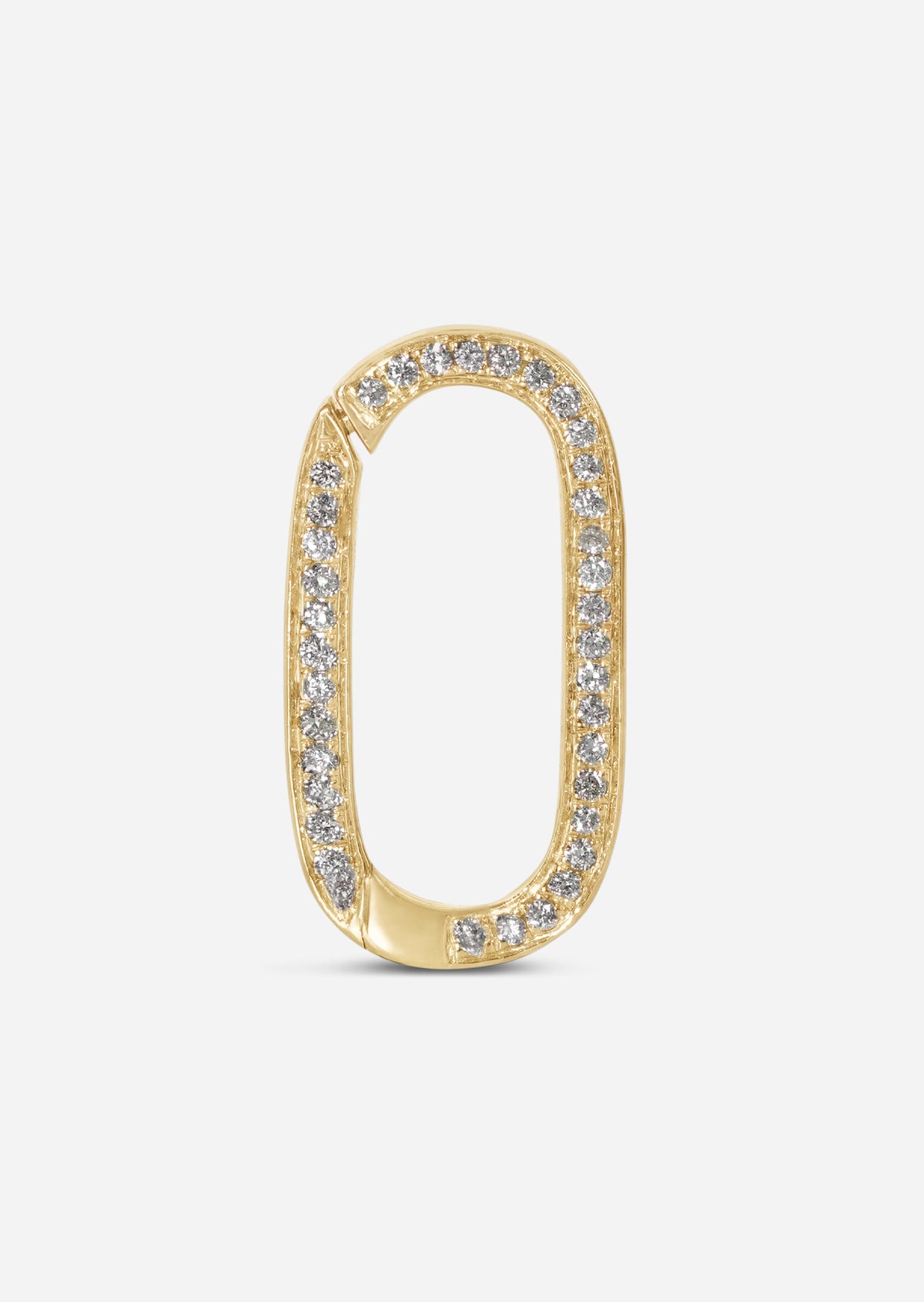 Diamond Oval Link Charm Connector