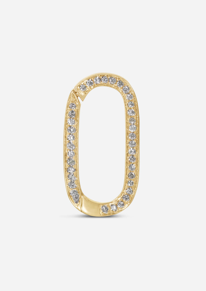 Diamond Oval Link Charm Connector