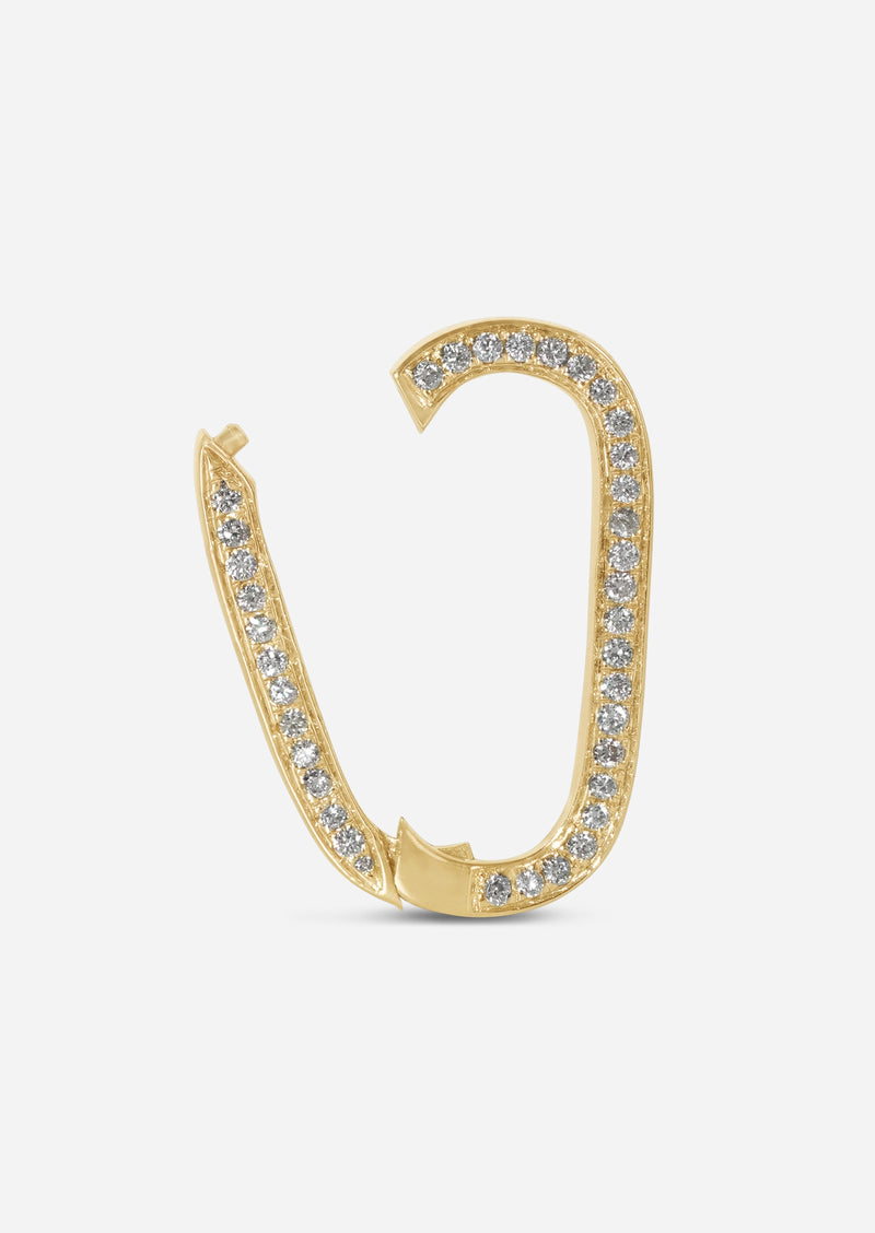 Diamond Oval Link Charm Connector