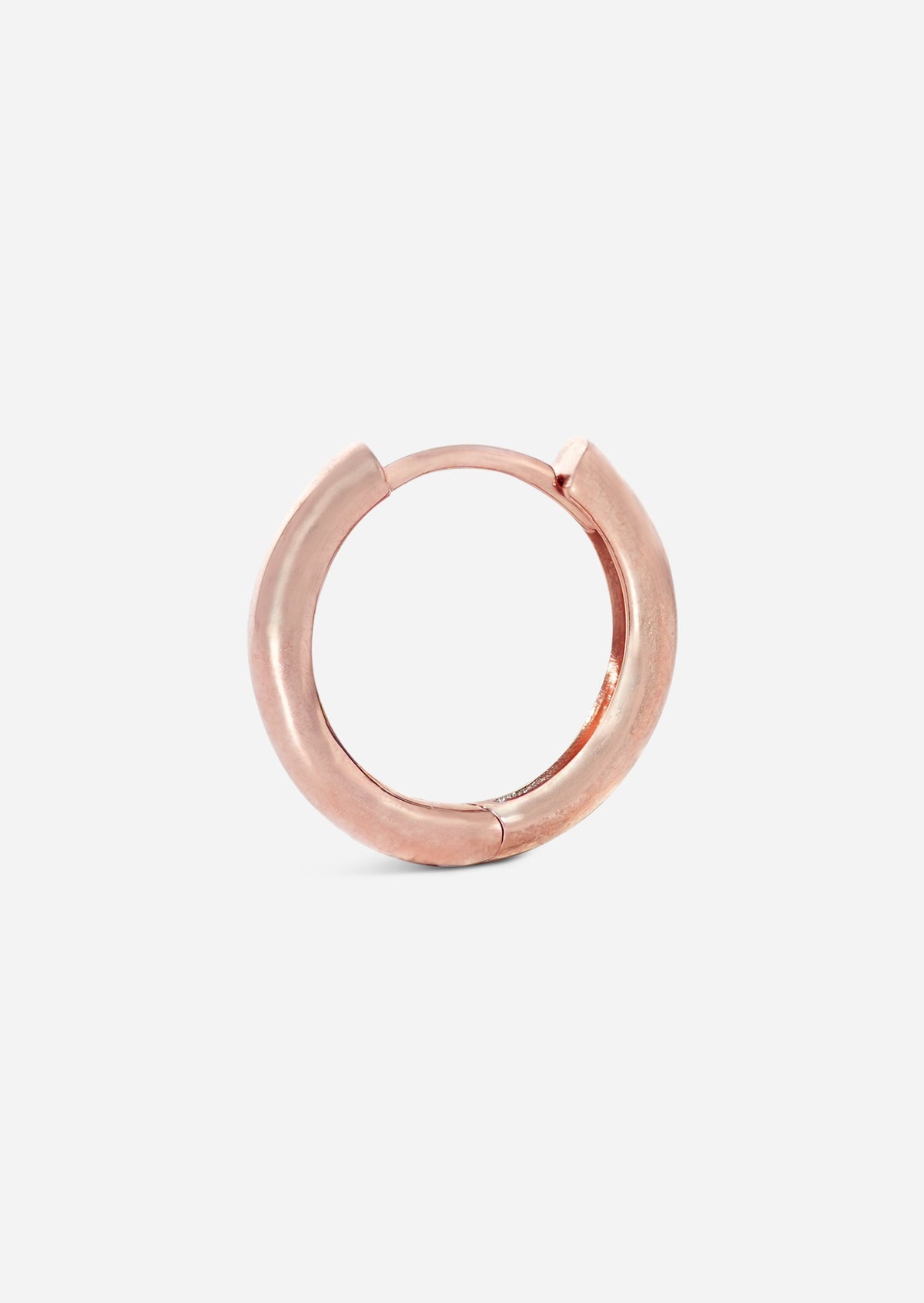 Large Gold Lock Hoop | Single