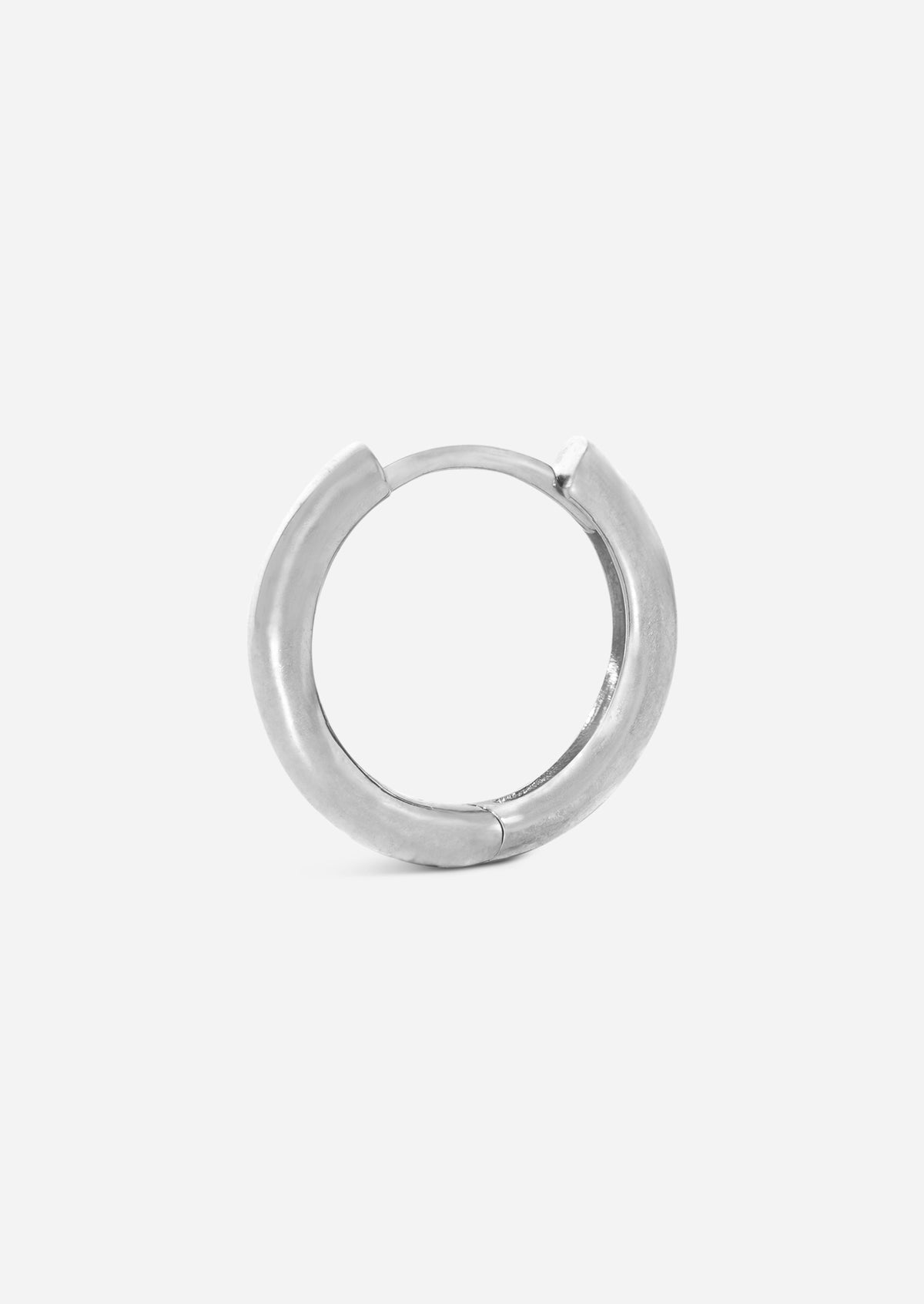 Large Gold Lock Hoop | Single