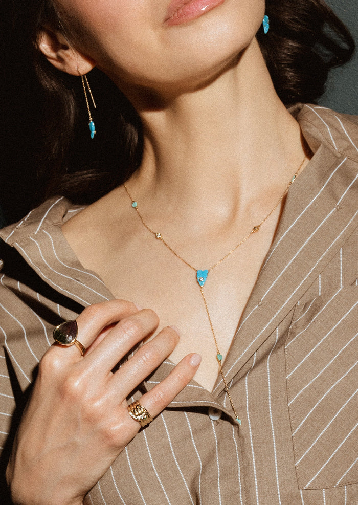 Ma'at Feather Lariat