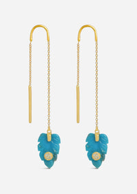 Ma'at Feather Drop Earrings