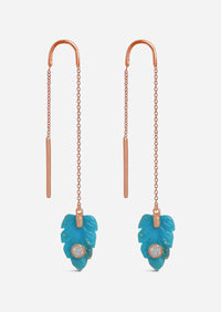 Ma'at Feather Drop Earrings