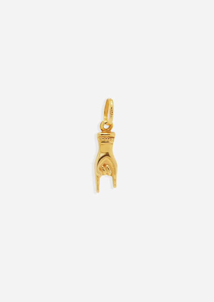 Mano Cornuto Charm
