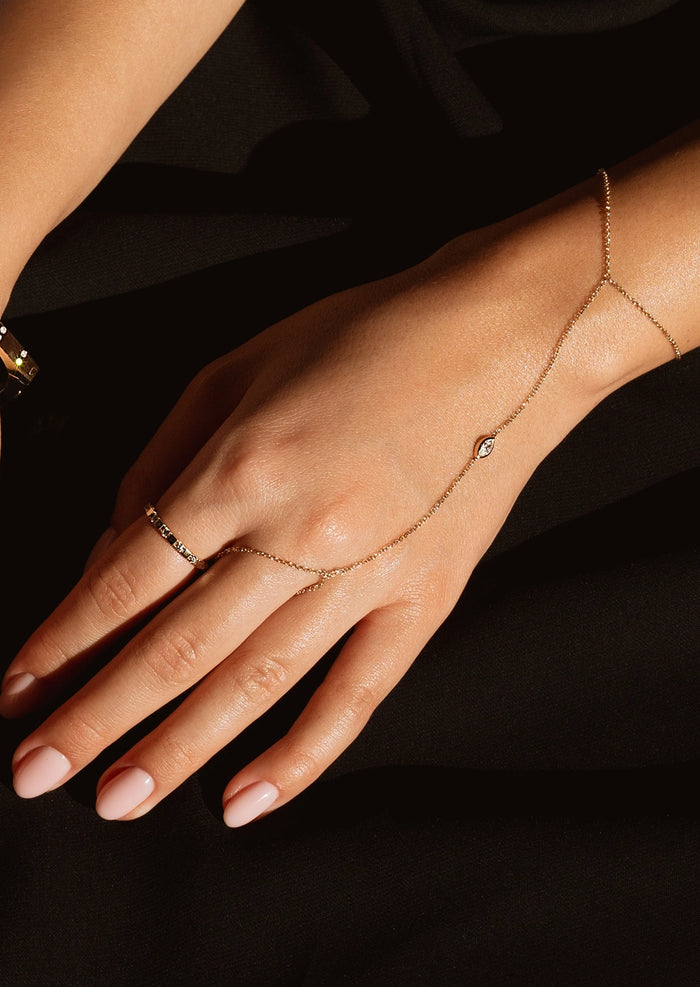 Marquise Diamond Hand Chain