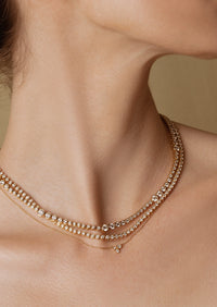 Organic Trio Diamond Necklace