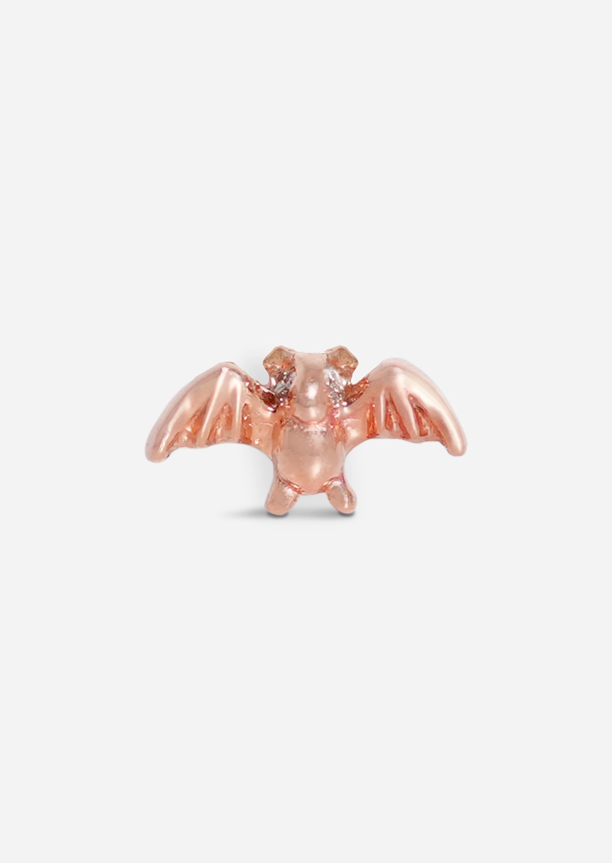 Mini Bat Threaded Flat Back Earring | Single