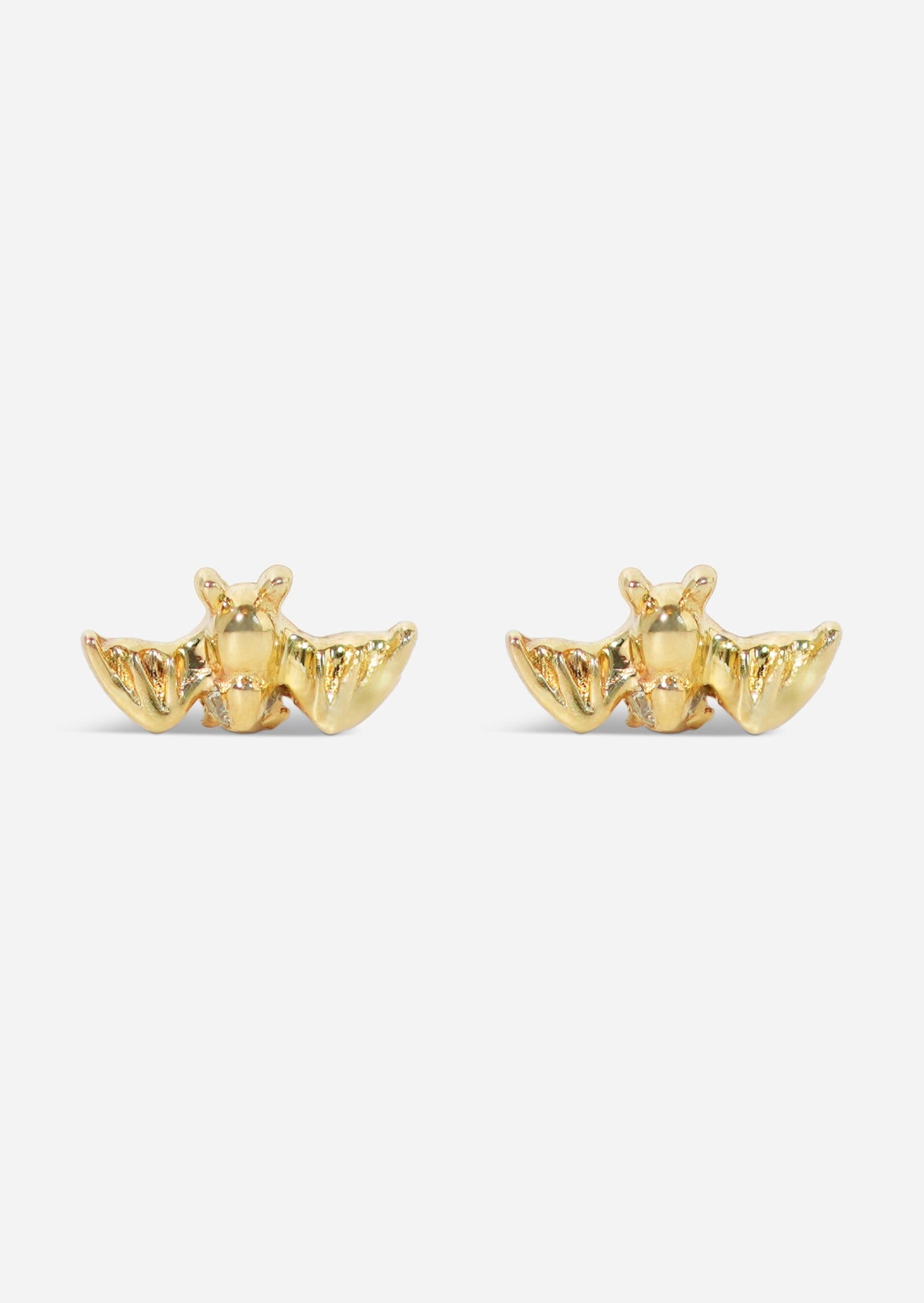 Mini Bat Threaded Flat Back Earring | Single