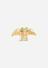Mini Bat Threaded Flat Back Earring | Single