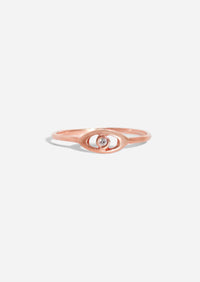 Mini Evil Eye Pinky Ring