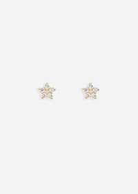 Mini Star Threaded Flat Back Earring | Single