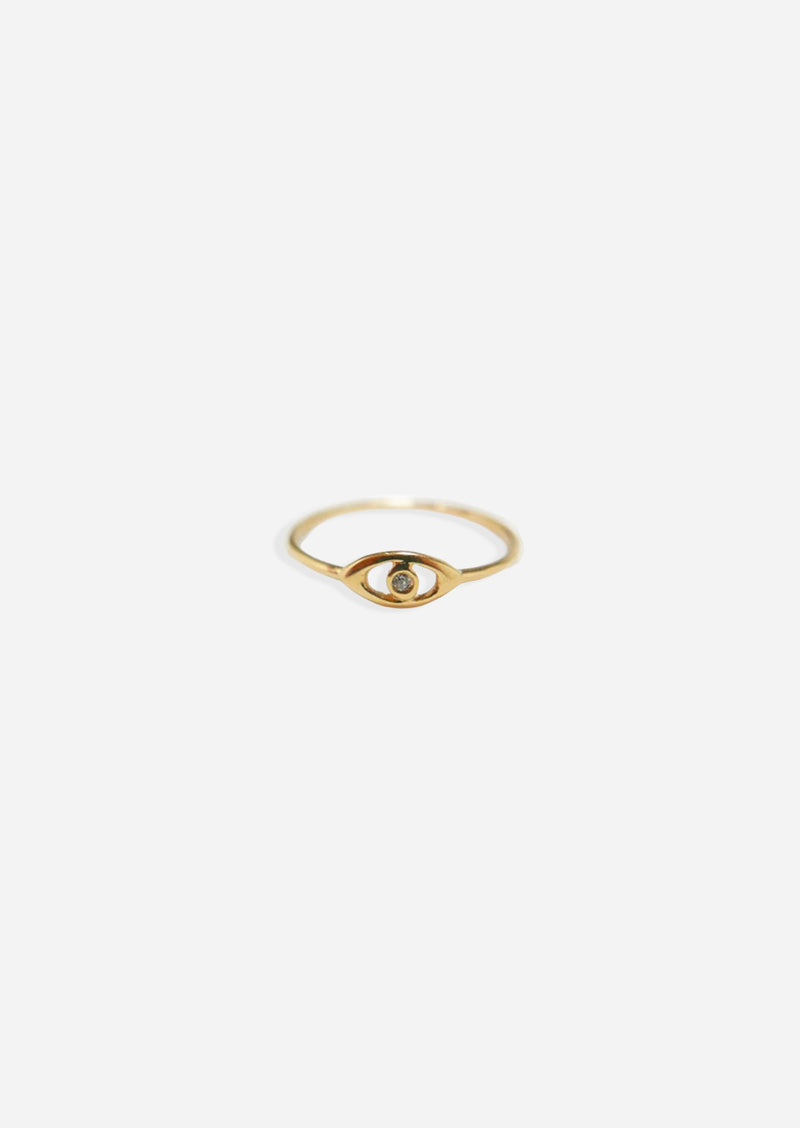 Mini Evil Eye Pinky Ring