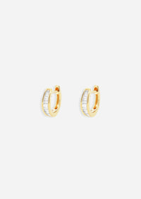 Mirror Baguette Hoop | Single