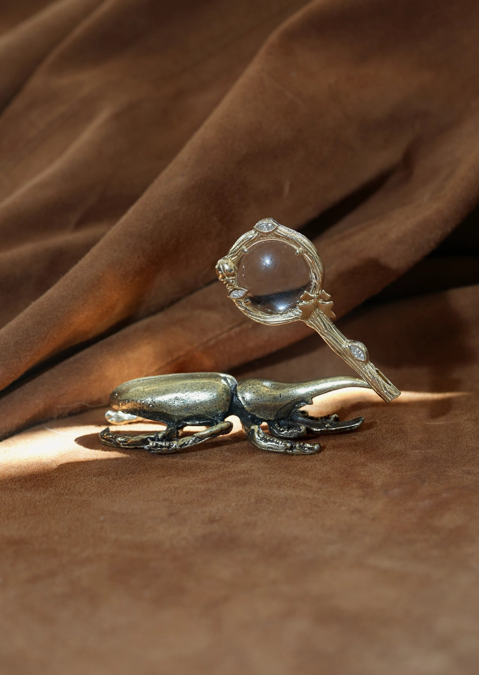 Enchanted Forest Magnifying Glass Pendant