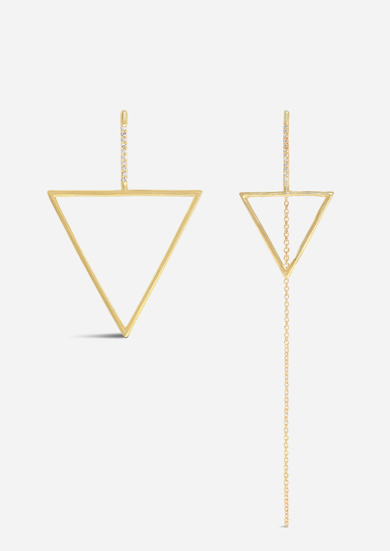 Mystic Pyramid Earrings