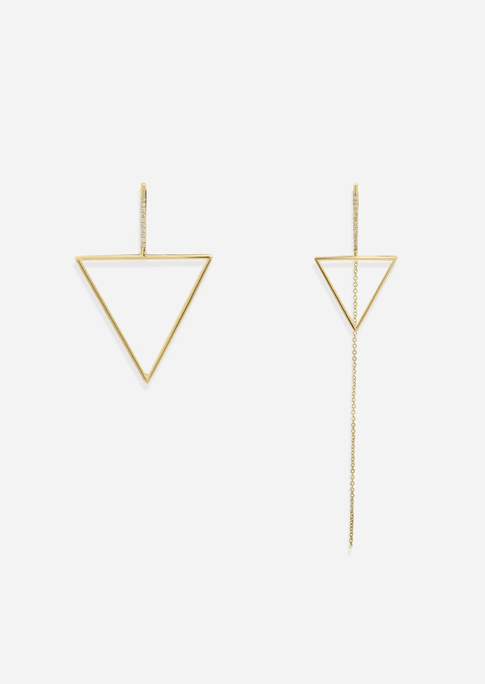 Mystic Pyramid Earrings