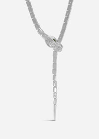 Nile Crocodile Lariat Necklace