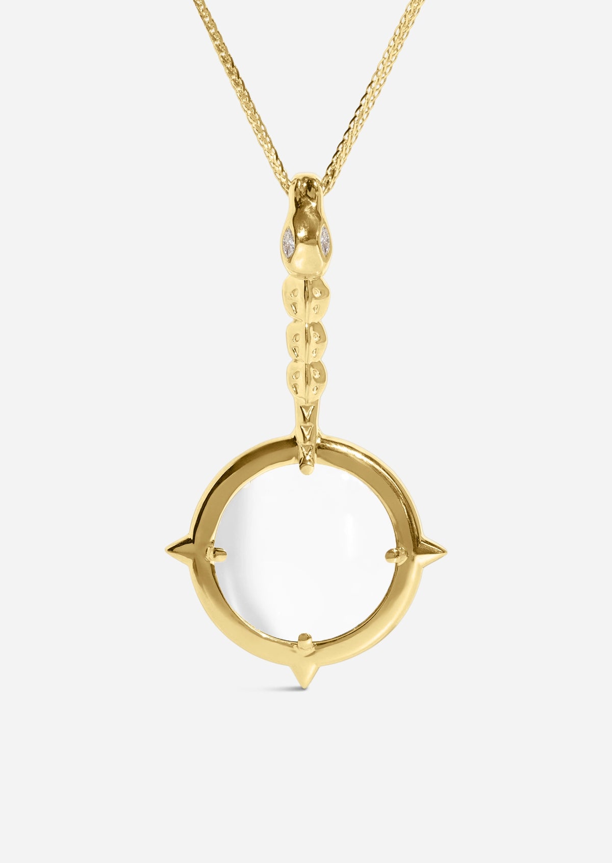 Nile Magnifying Glass Pendant