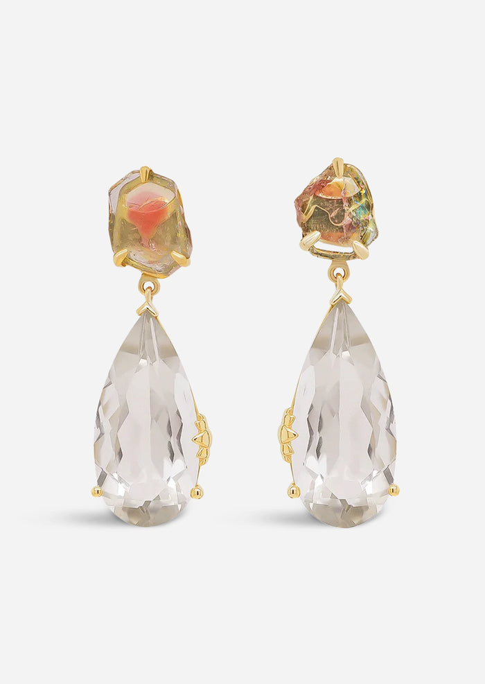 Nile Oasis Earrings - Green Beryl