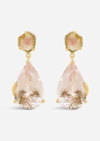 Nile Oasis Earrings - Morganite