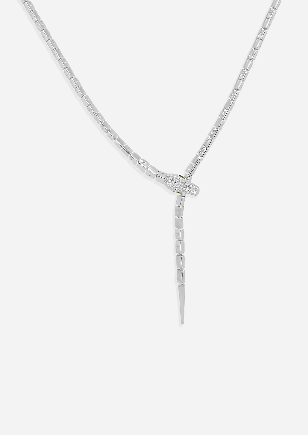 Nile Crocodile Lariat Necklace