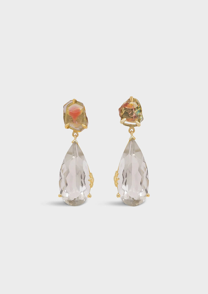 Nile Oasis Earrings - Green Beryl