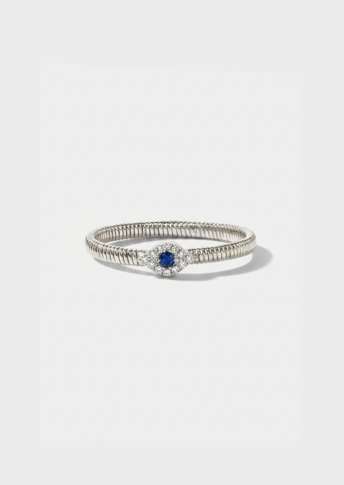 Evil Eye Omega Ring