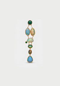 Opal Bone Chandelier Earring - V1