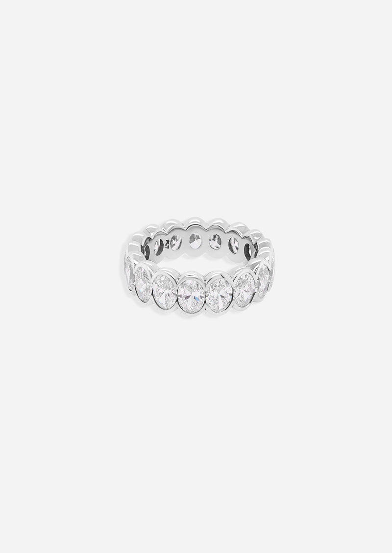 Oval Diamond Eternity Ring