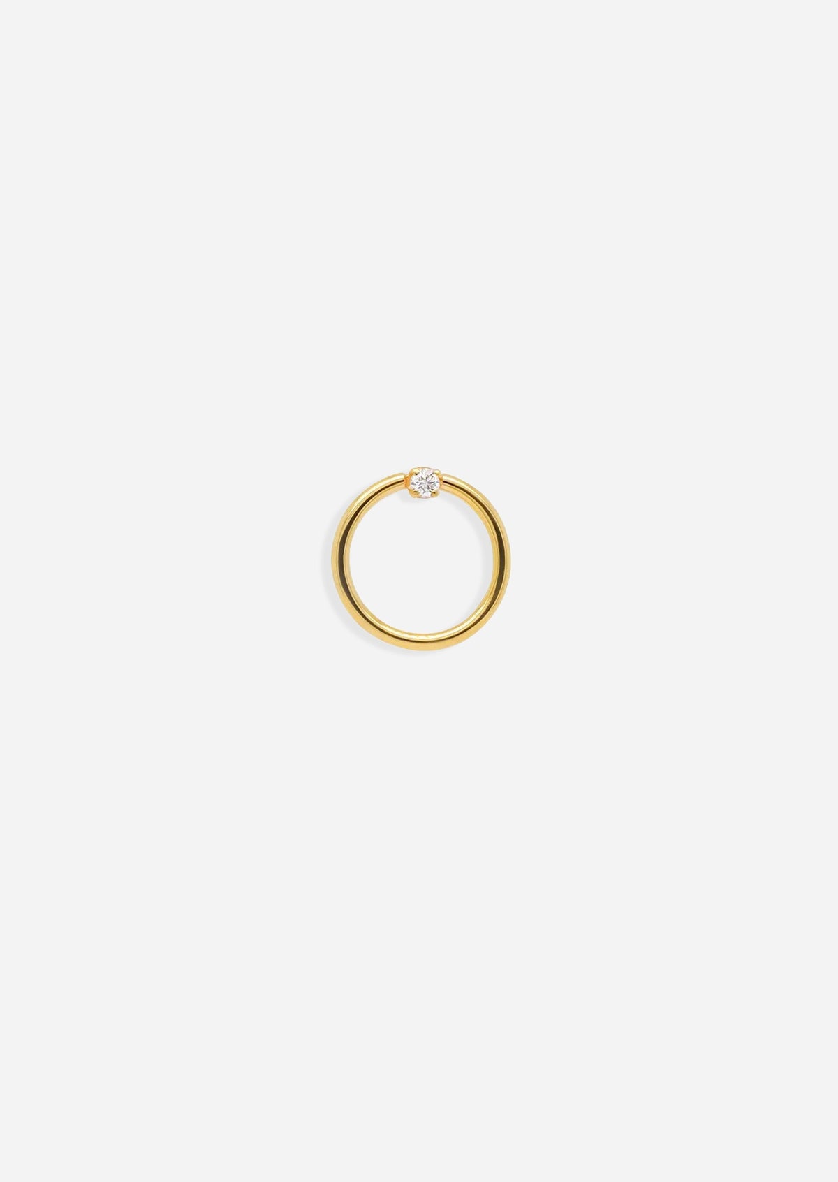 Fixed Diamond Seamless Hoop | Single