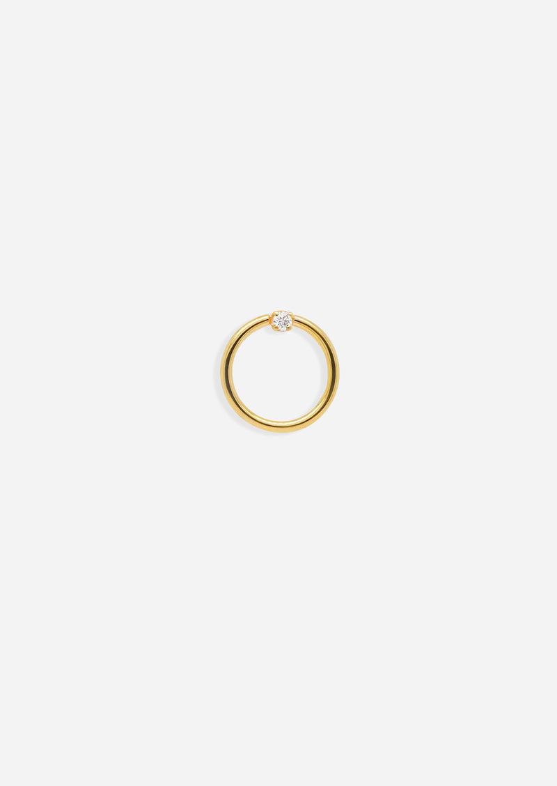 Fixed Diamond Seamless Hoop | Single