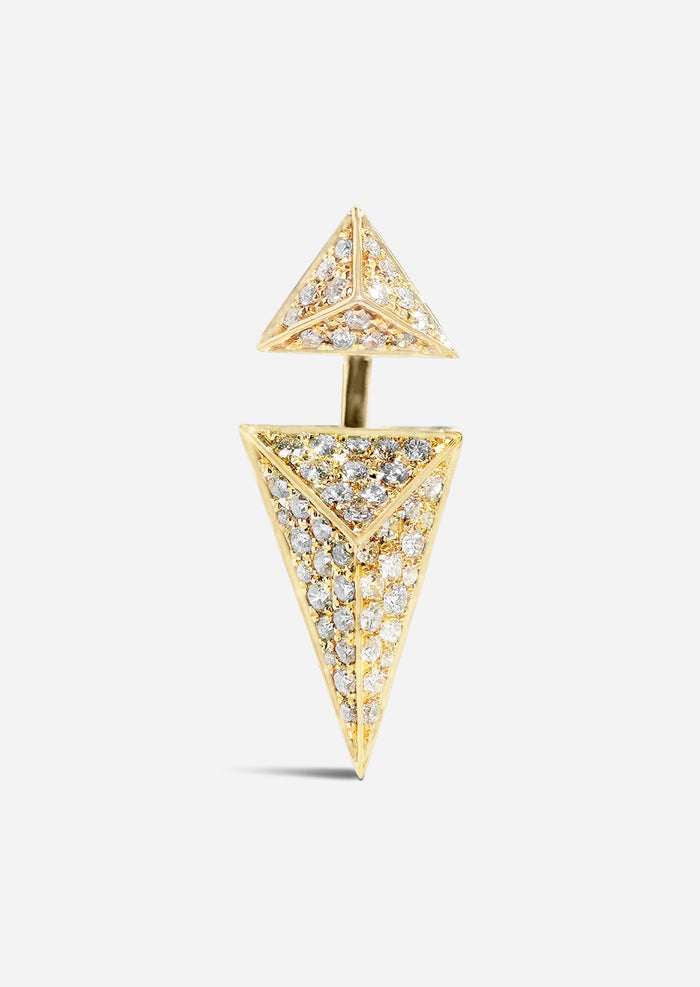 Pyramid Dagger Earring | Single