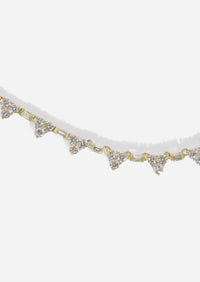 Pyramid Tennis Necklace
