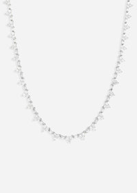 Pyramid Tennis Necklace