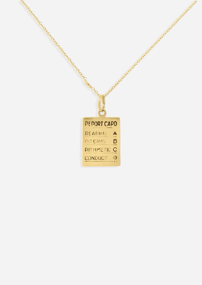 Report Card Charm