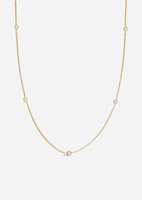Sacred 5 Diamond Station Necklace