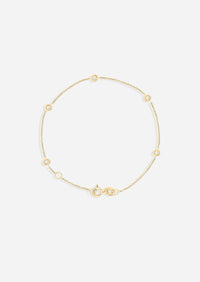 Sacred 5 Diamond Station Bracelet