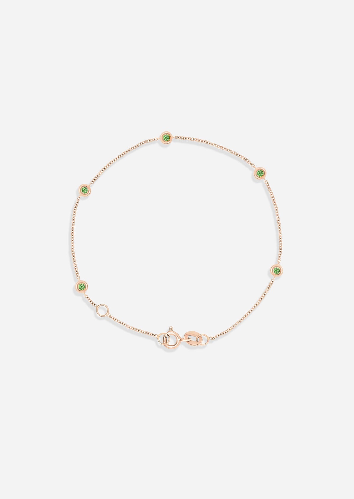 Sacred 5 Emerald Station Bracelet