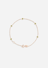 Sacred 5 Emerald Station Bracelet
