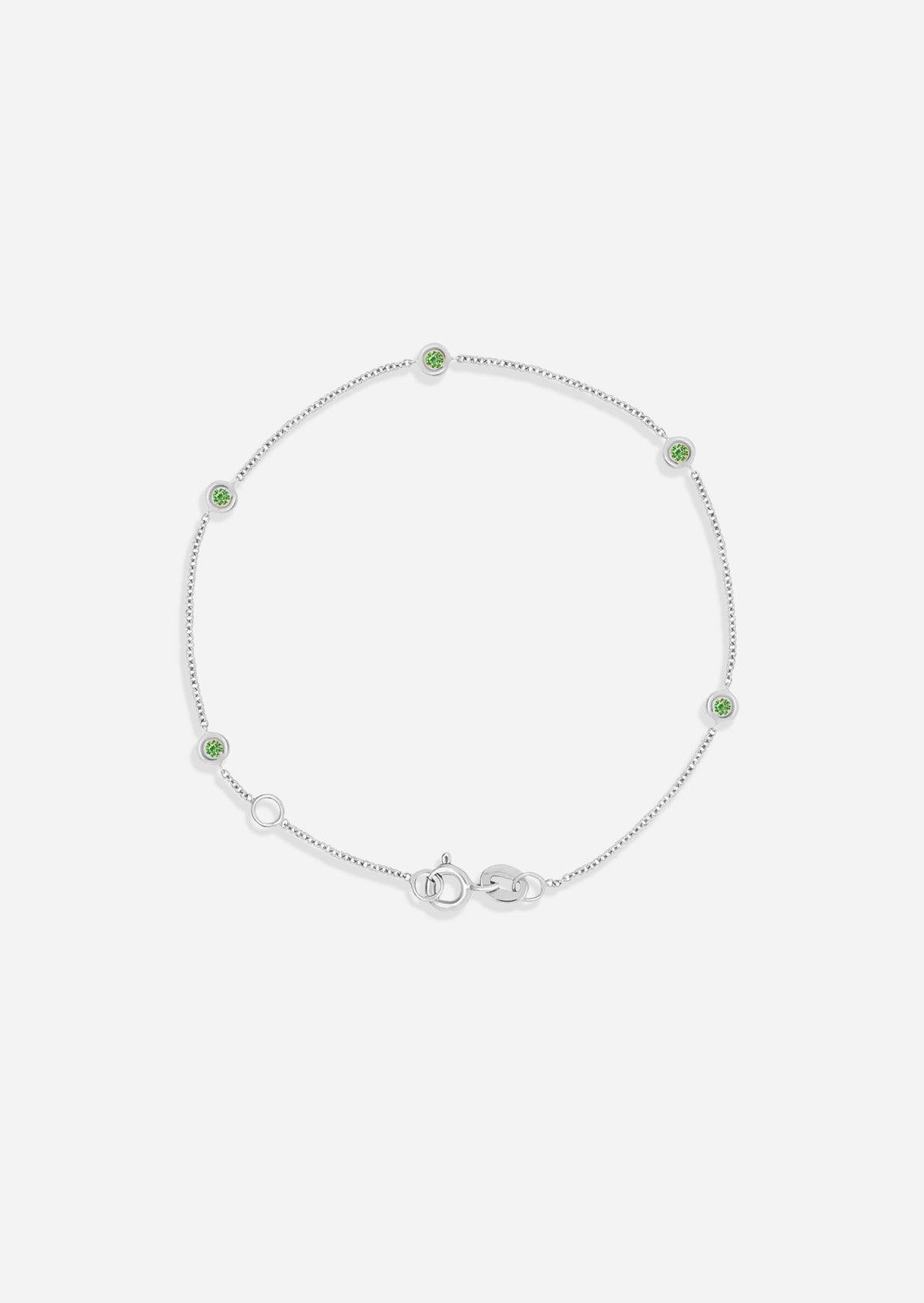 Sacred 5 Emerald Station Bracelet