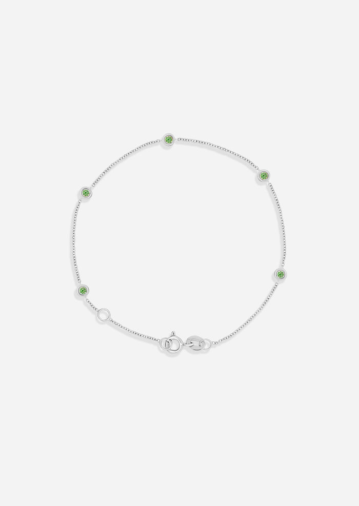 Sacred 5 Emerald Station Bracelet