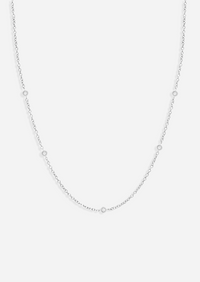 Sacred 5 Diamond Station Necklace