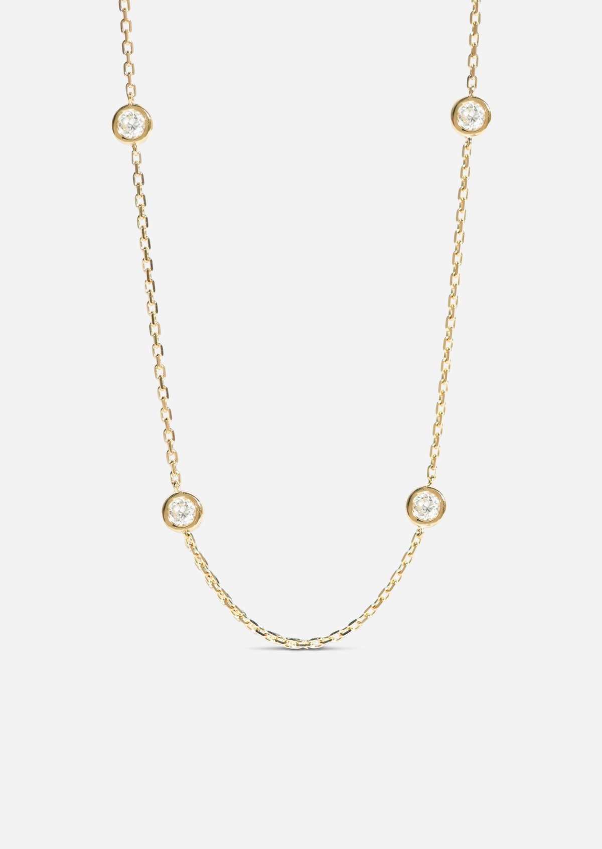 Sacred 7 Diamond Station Necklace