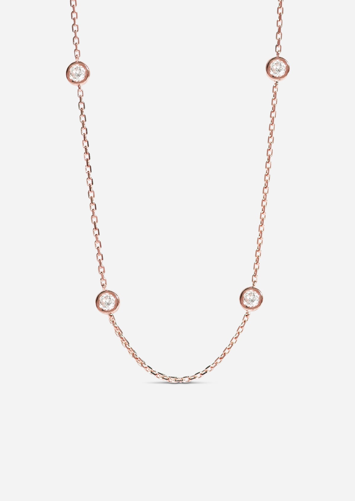 Sacred 7 Diamond Station Necklace