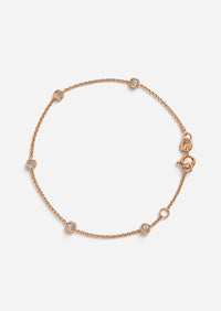 Sacred 5 Diamond Station Bracelet