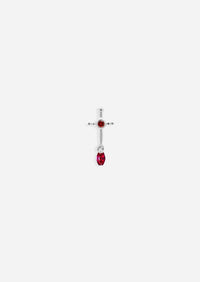 Sacrifice Sword Threaded Flat Back Earring | Single