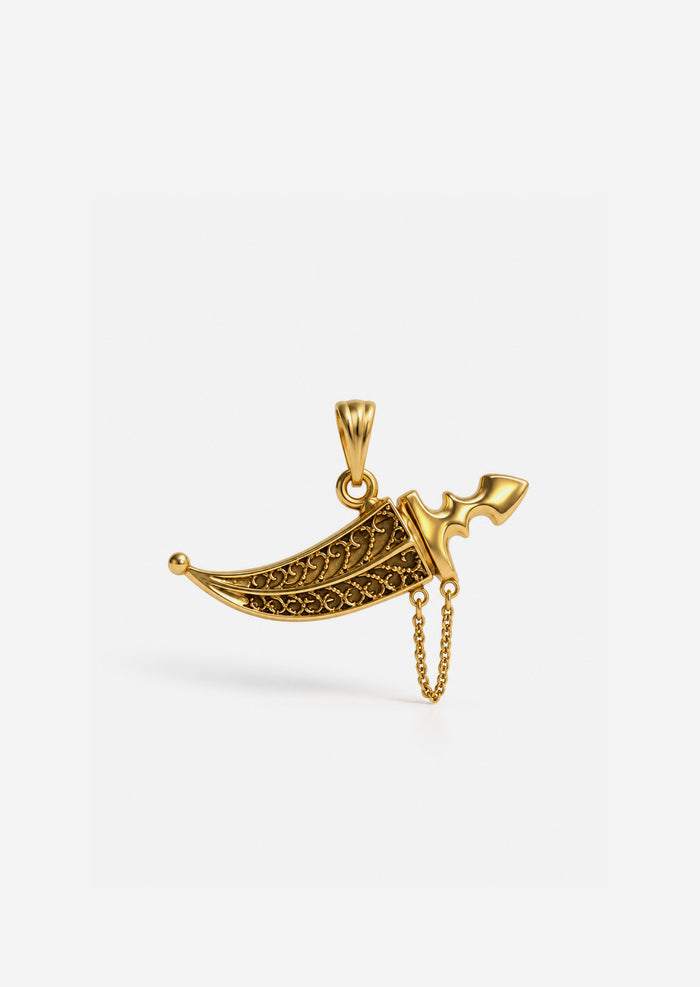 Scimitar Dagger Charm