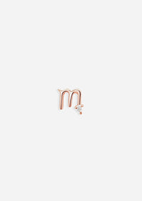 Scorpio Threaded Flat Back Earring